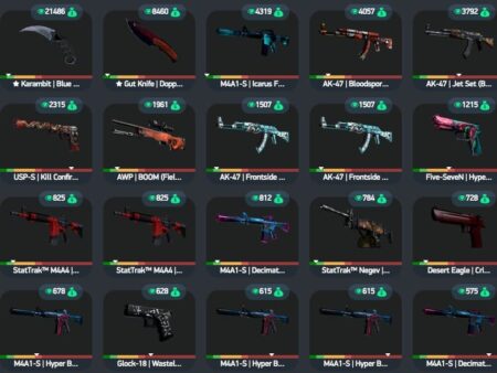 CS:GO skins worth thousands of dollars